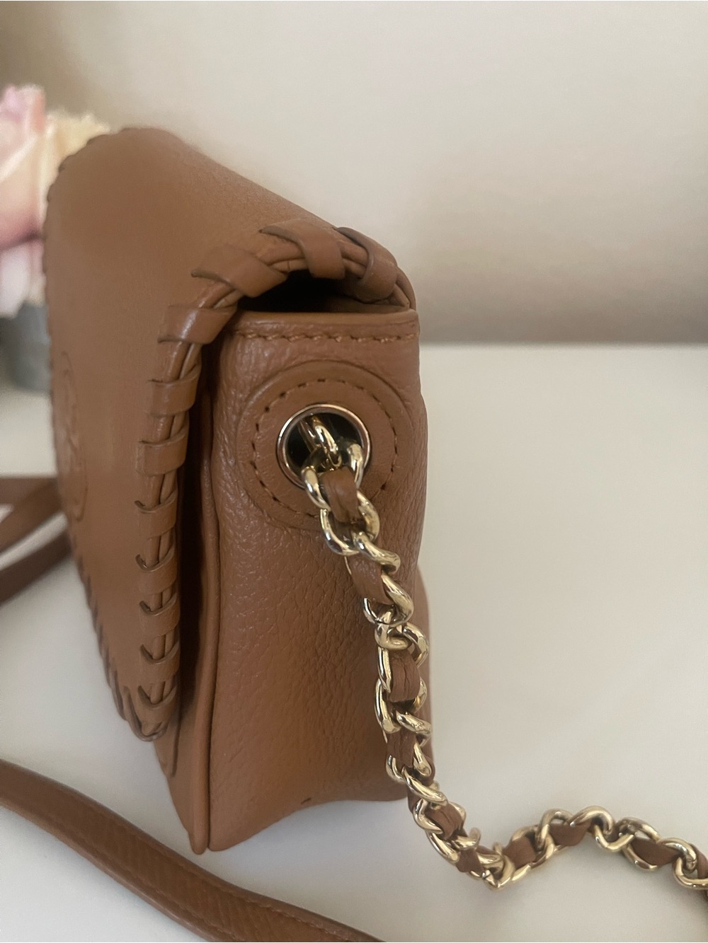 Tory Burch Saddle Brown Leather  Crossbody - Picture 8 of 16